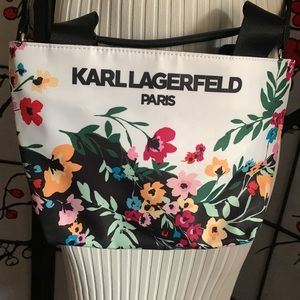 Karl Lagerfeld floral nylon..